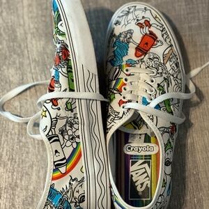 Vans Sneakers - Crayola Art Design
